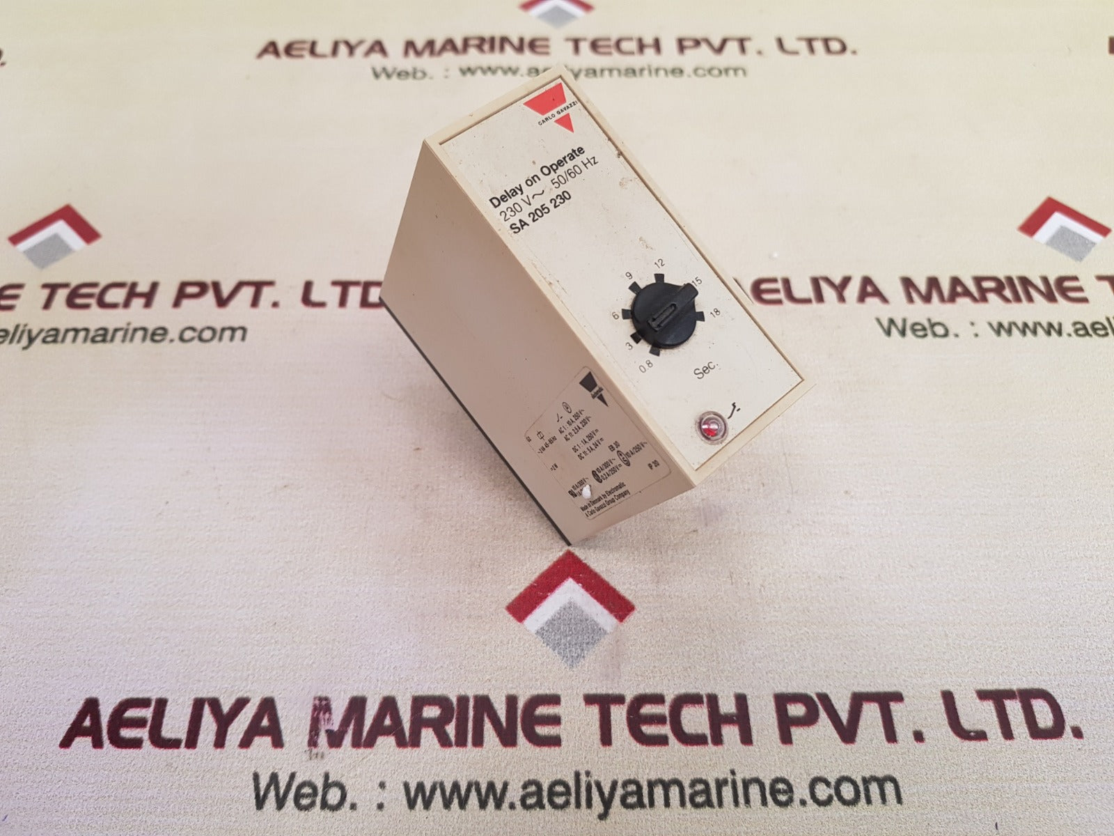 Carlo Gavazzi Sa 205 230 Timer Delay On Operate 0.8-18Sec