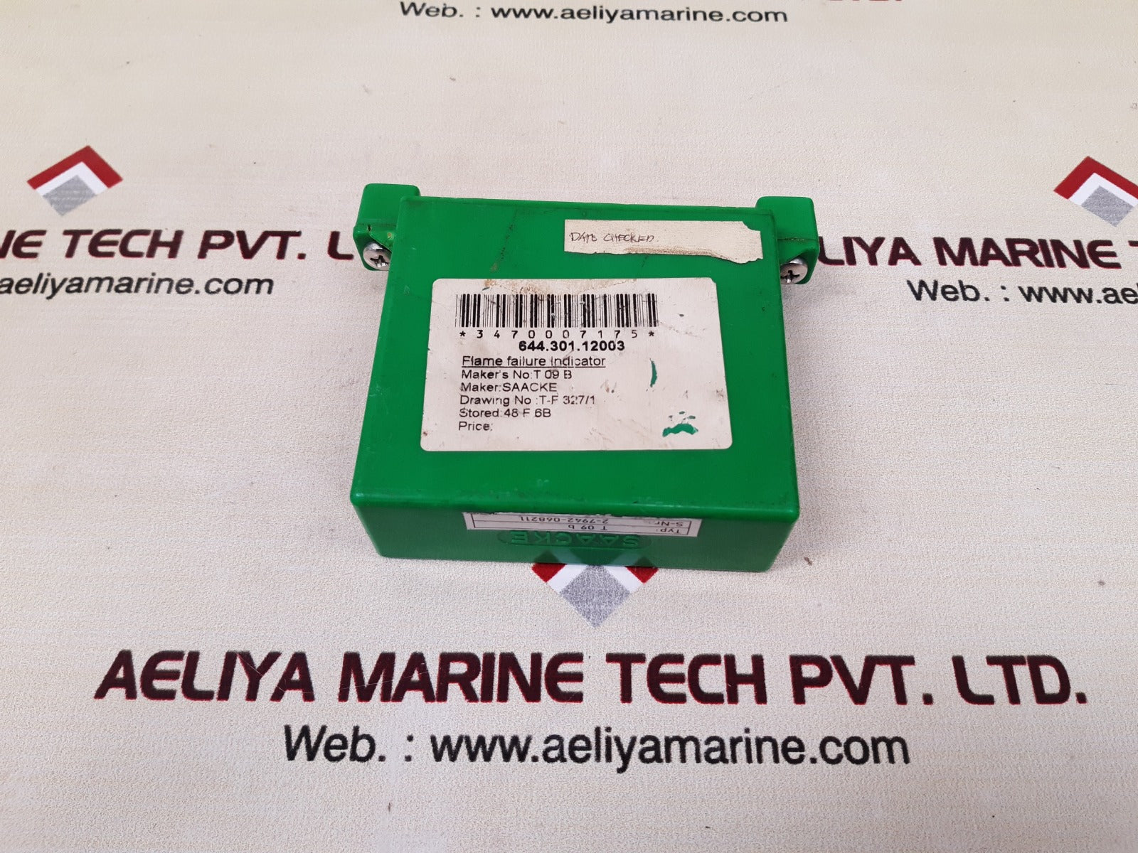 Saacke t 09 b flame failure indicator