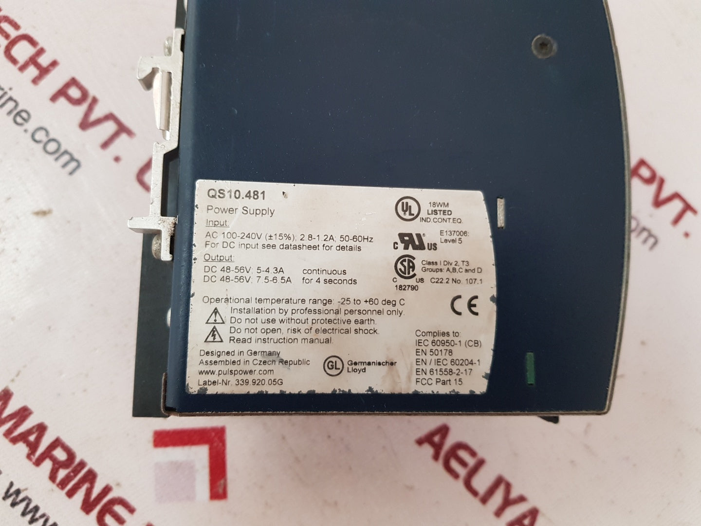 Puls power qs10.481 dia rail power supply