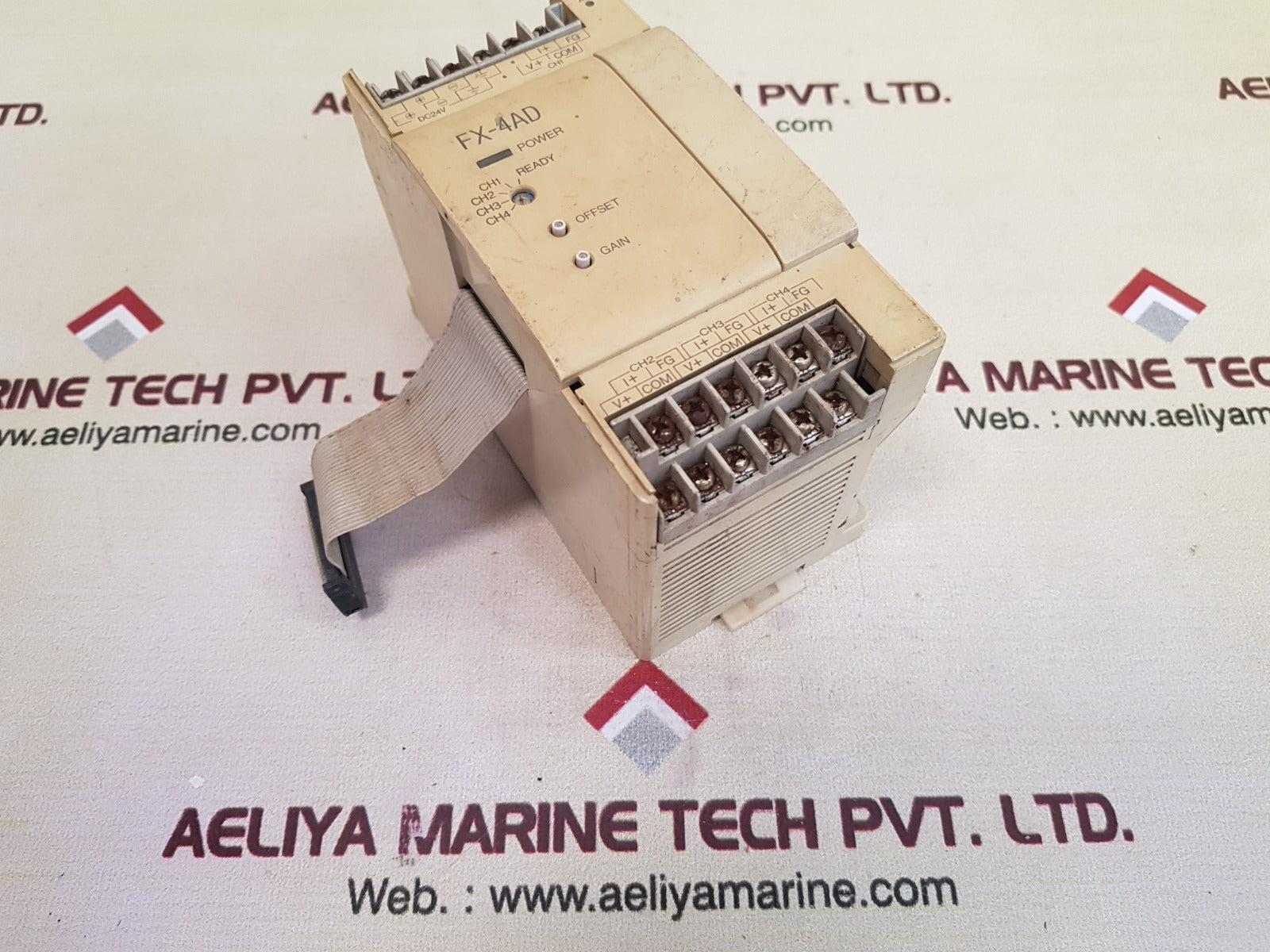 Mitsubishi Fx-4Ad Programmable Controller Dc24V
