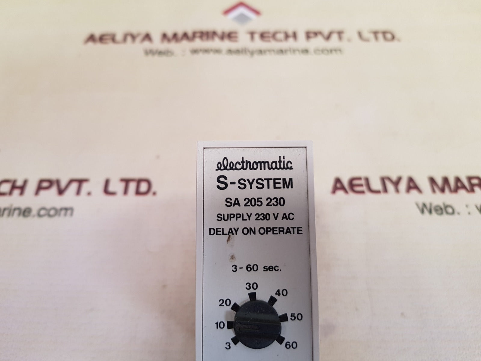Electromatic S-system Sa 205 230 Delay On Operate 230V Ac