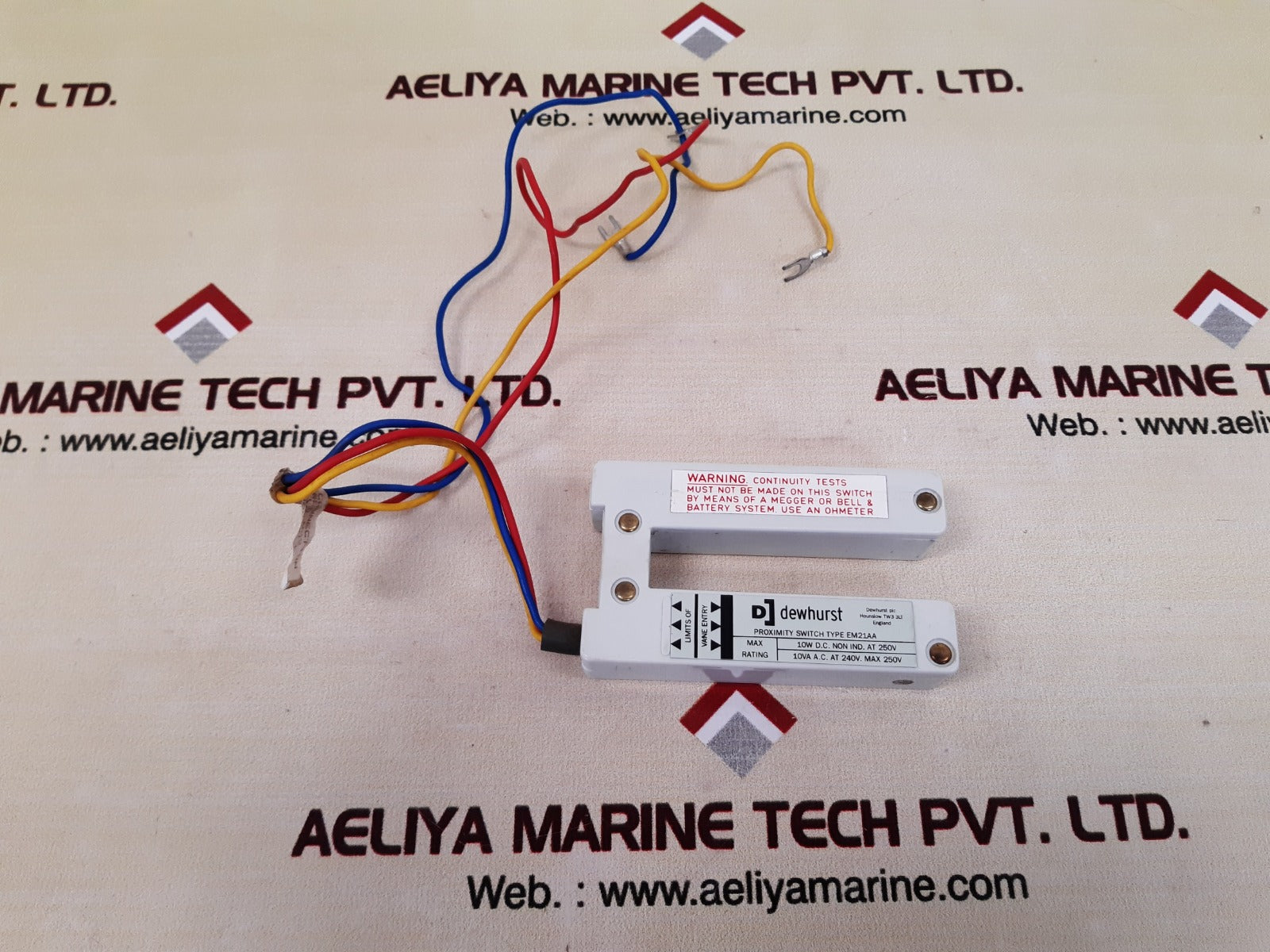 Dewhurst em21aa proximity switch
