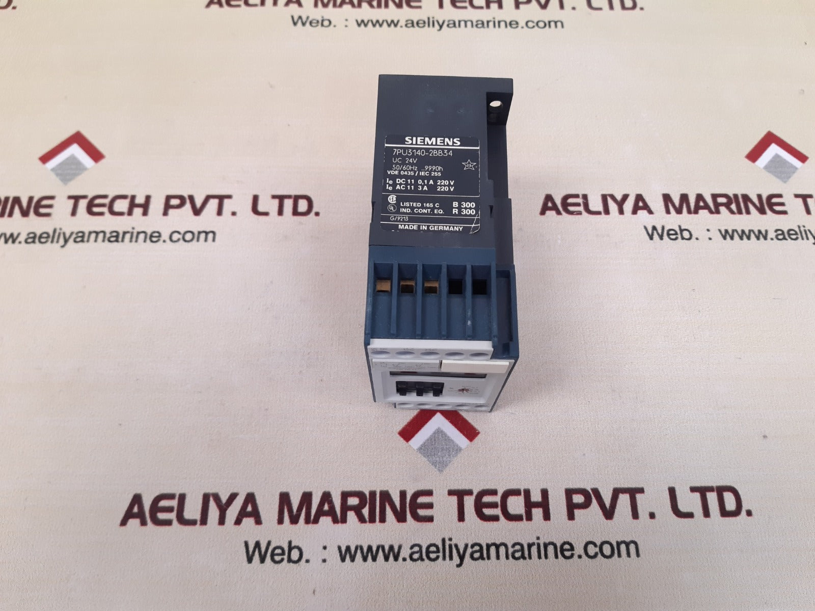 Siemens 7Pu3140-2Bb34 On Delay Timing Relay Uc 24V