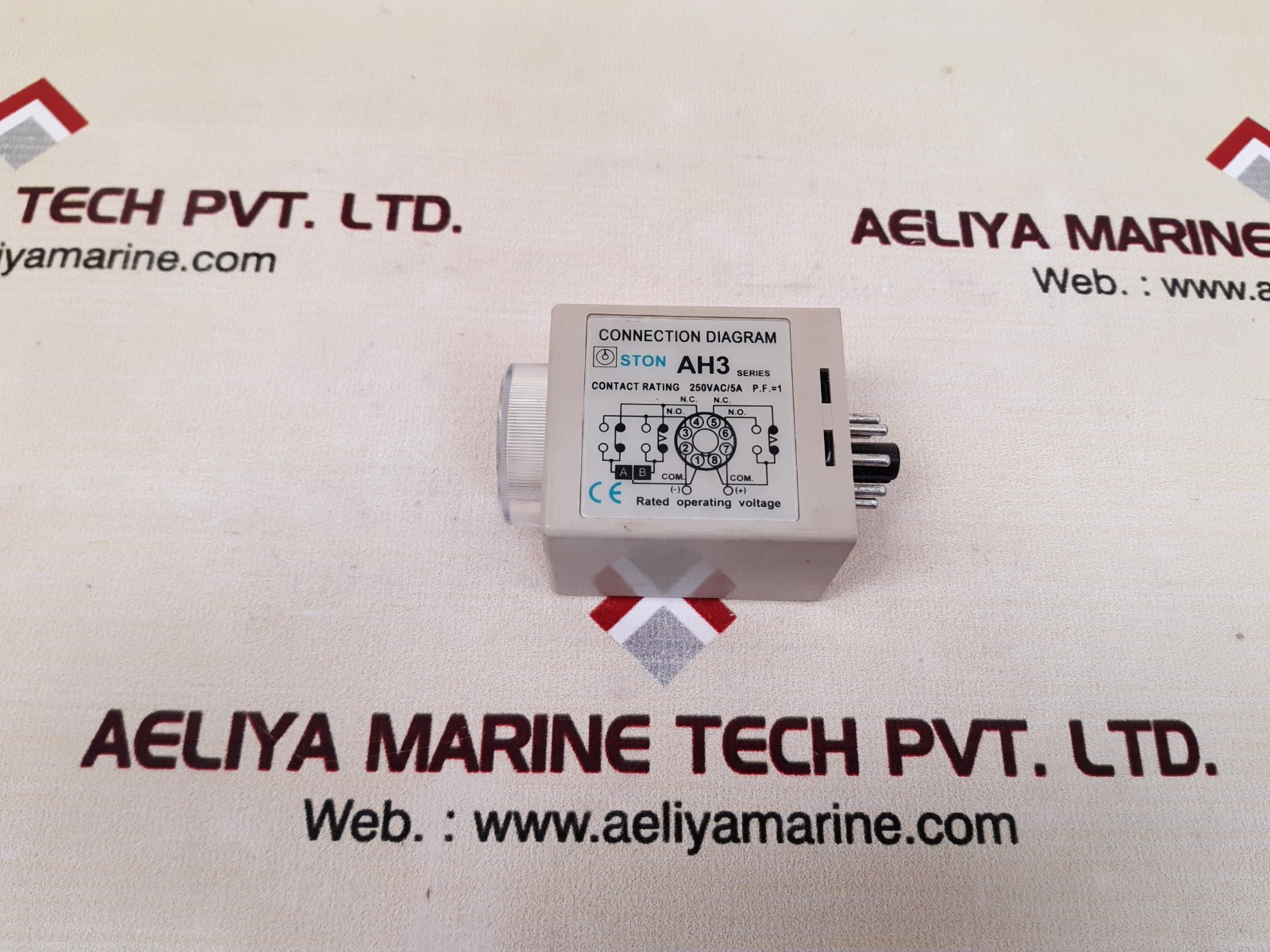Ston Ah3-a Ston Timer Relay 250Vac/5A