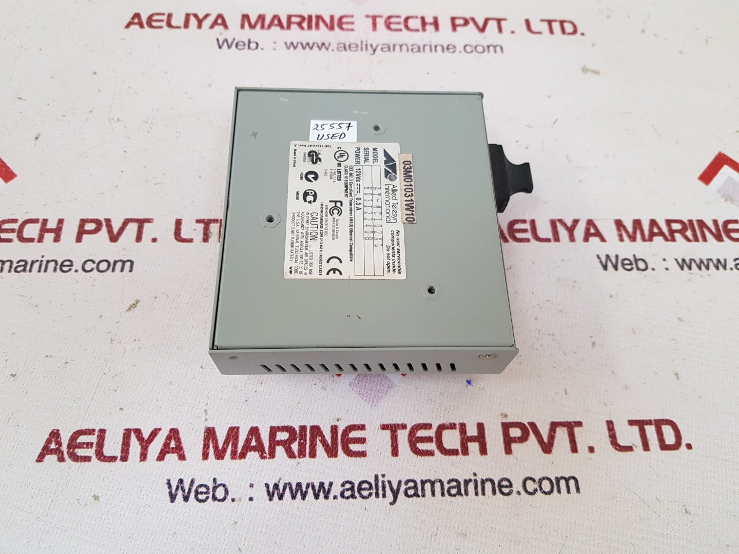 Allied telesyn at-mc102xl fast ethernet media converter 100base-fx to 100base-tx
