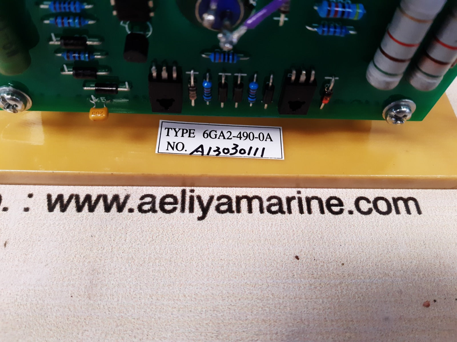 Siemens 6ga2-490-0a automatic voltage regulator
