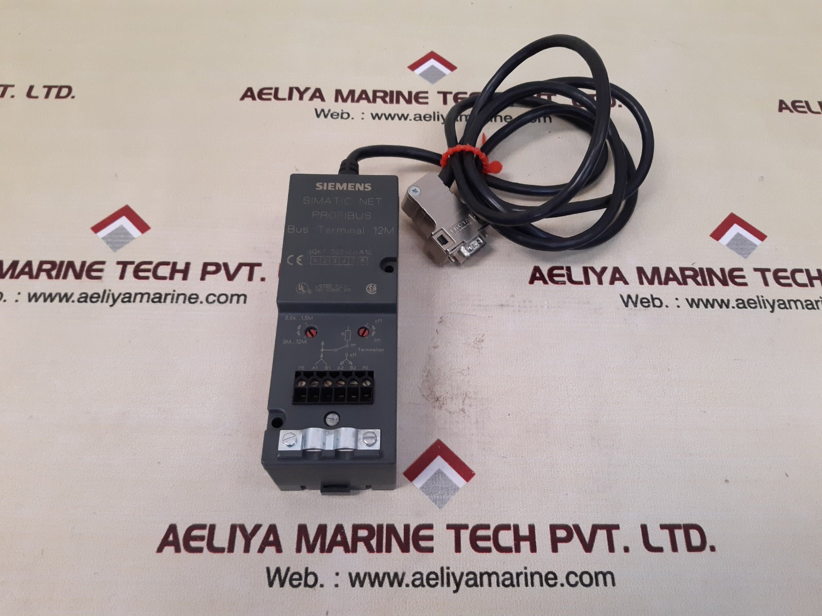 Siemens simatic net 6gk1 500-0aa10 bus terminal 12m