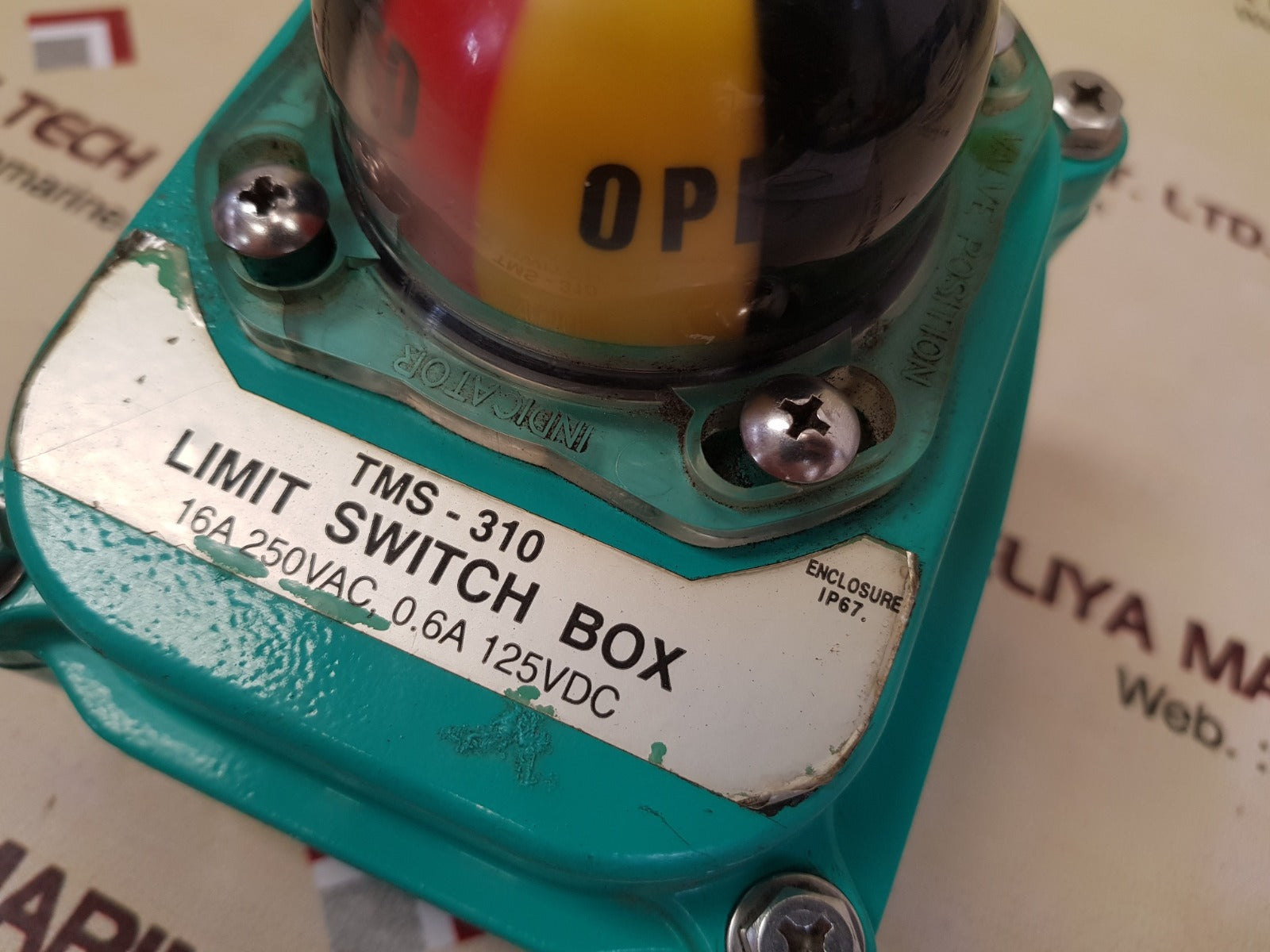 Tms-310 Limit Switch Box 16A 250Vac 0.6A 125Vdc