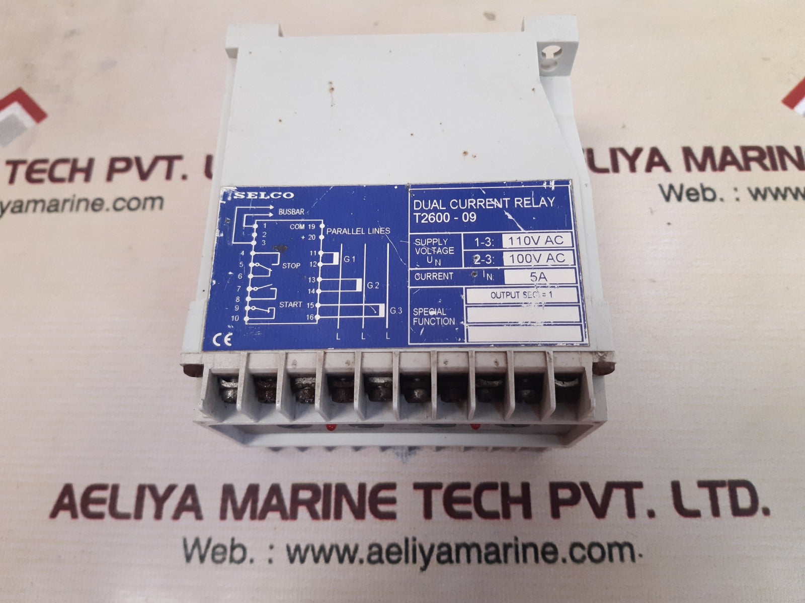 Selco T2600 Dual Current Relay T2600-09