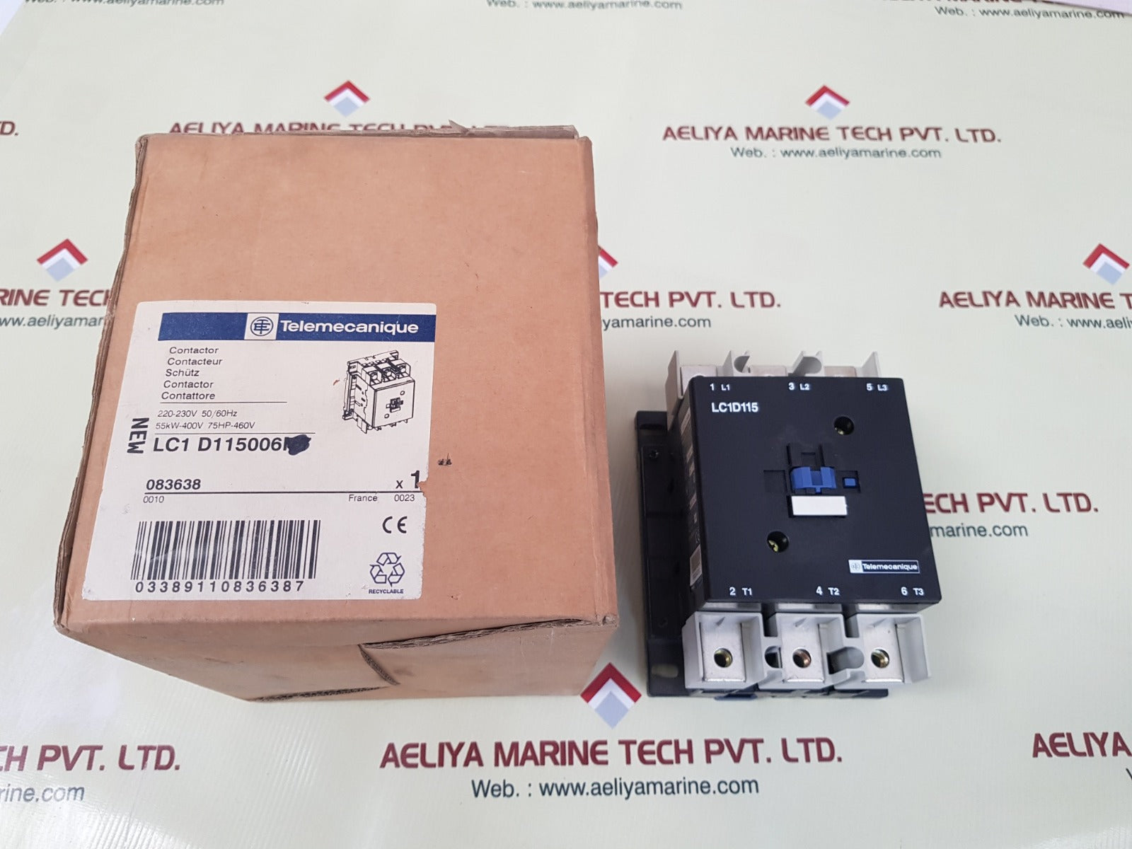 Telemecanique lc1d115006 contactor