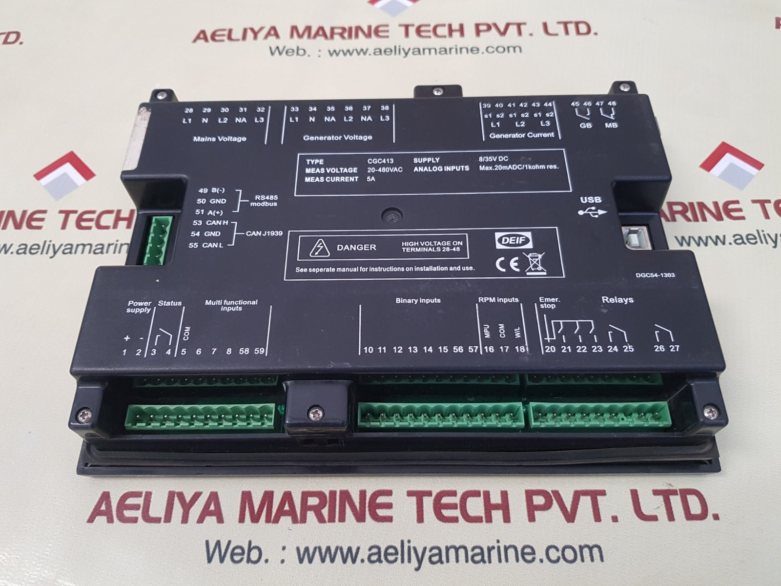 Deif cgc 400 compact genset controller cgc413