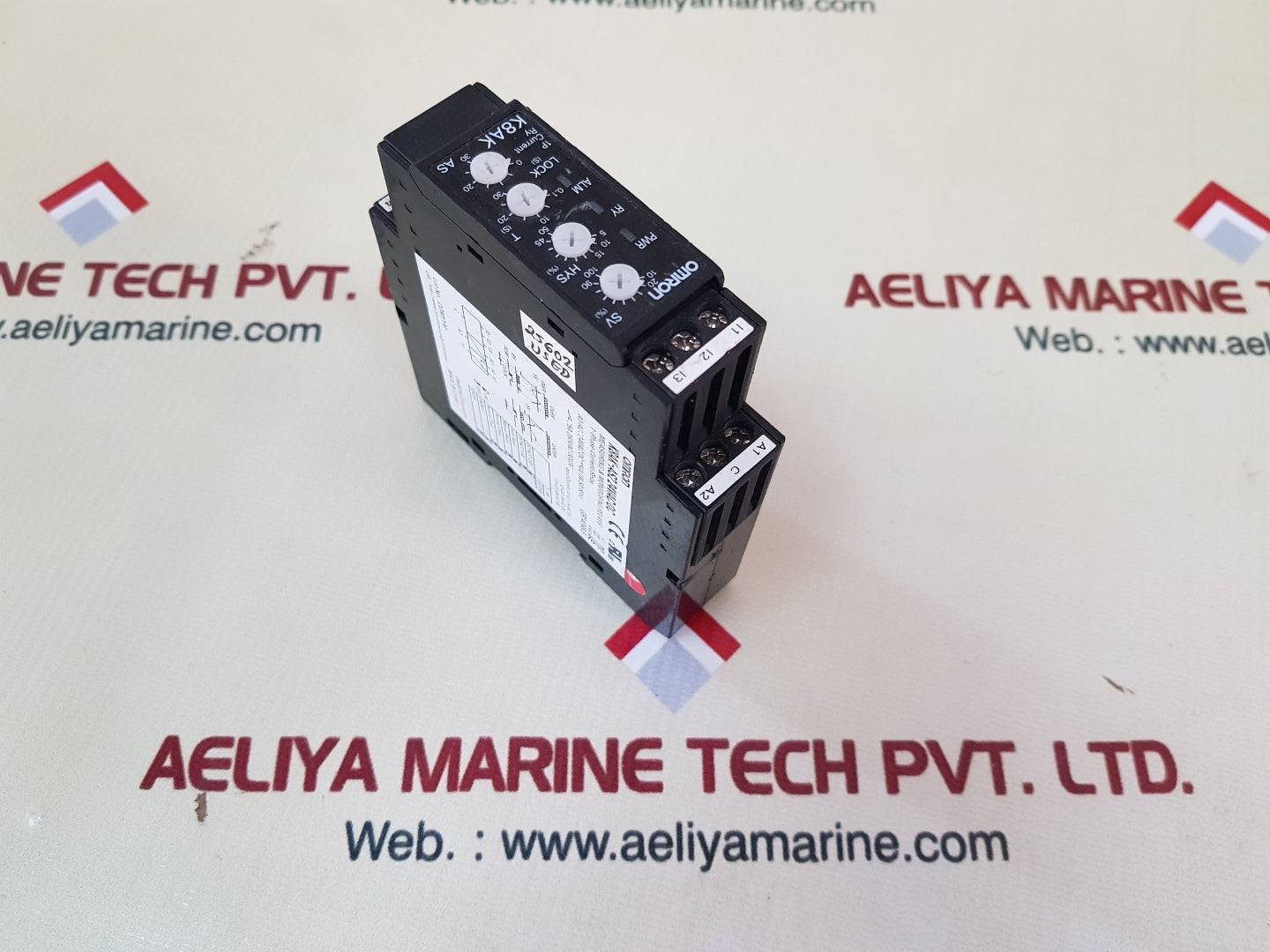 Omron k8ak-as2 24vac/dc measuring & monitoring relays 1w