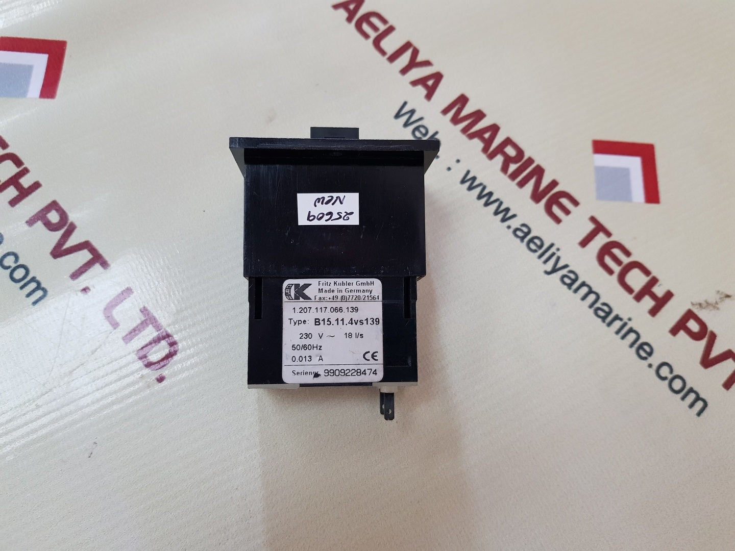 Fritz kubler b15.11.4vs139 230v case counter