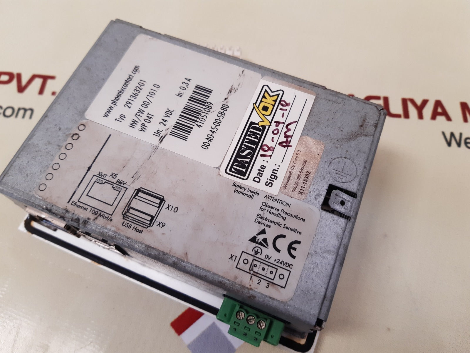 Phoenix Contact Wp 04T Touch Panel 2913632-01
