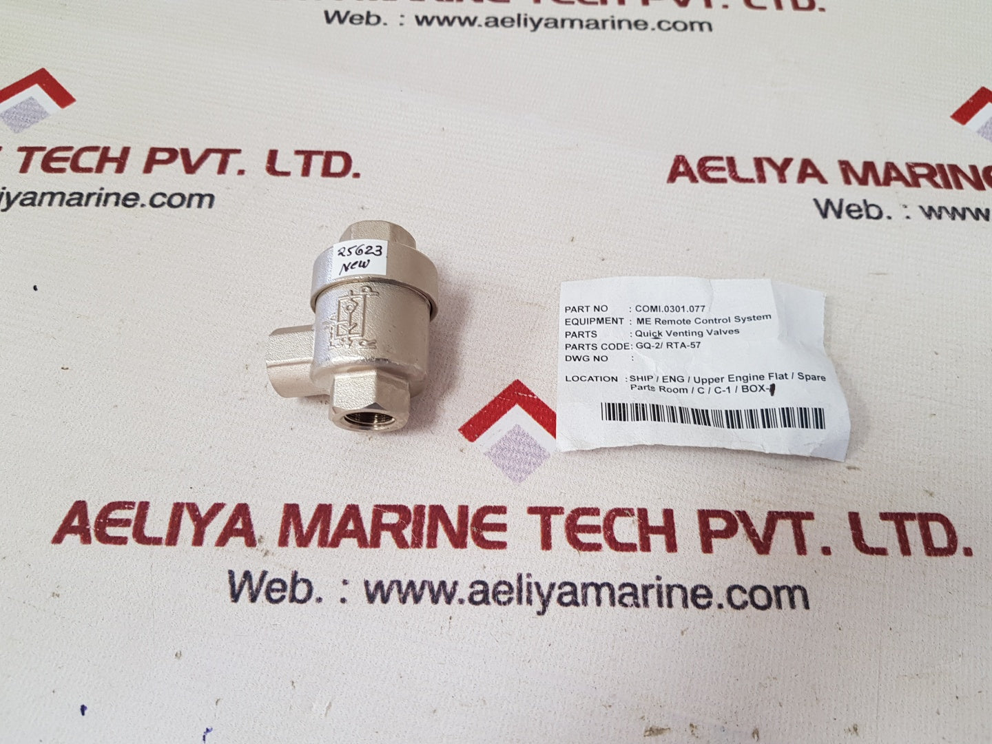 Gq-2/rta-57 quick venting valve