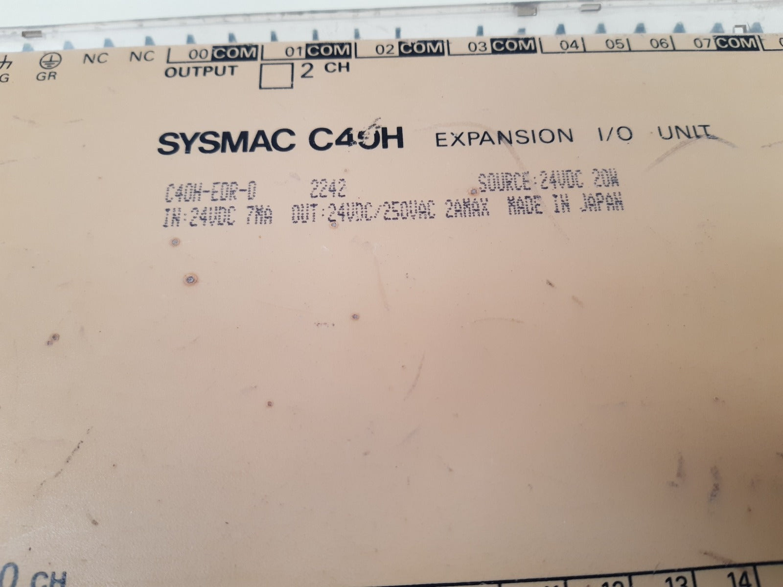Omron Sysmac C40H Expansion I/O Unit C40H-edr-d