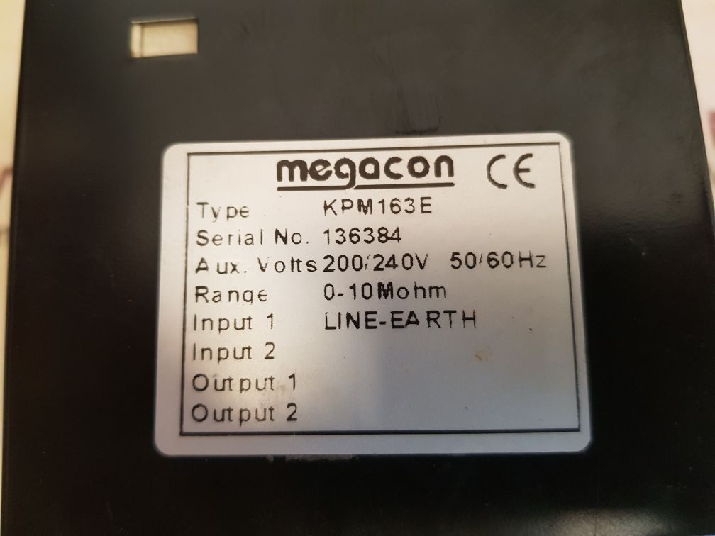Megacon kpm163e insulation guard 0-10m ohm