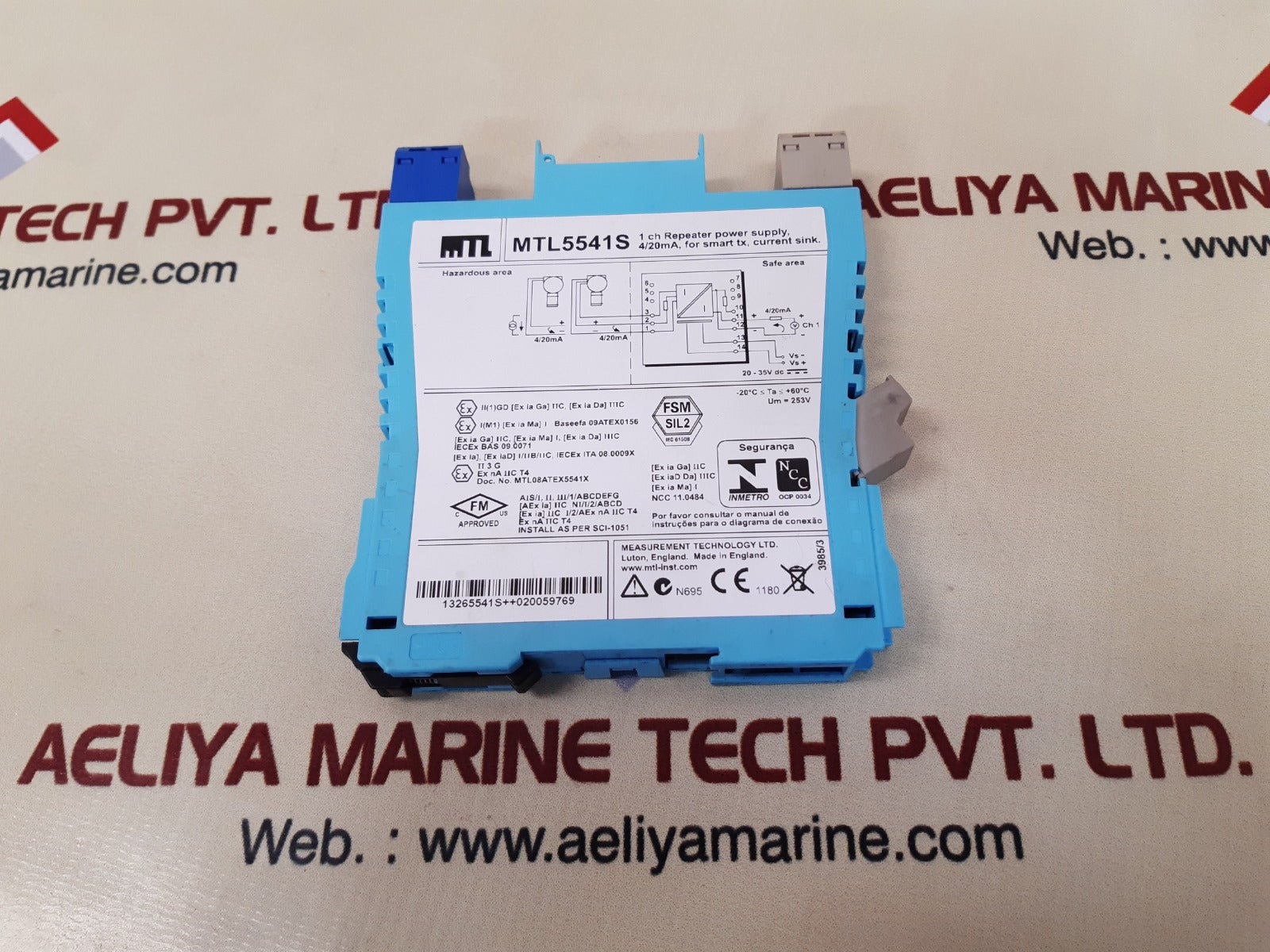 Measurement Technology Mtl5541S 1 Ch Repeater Power Supply