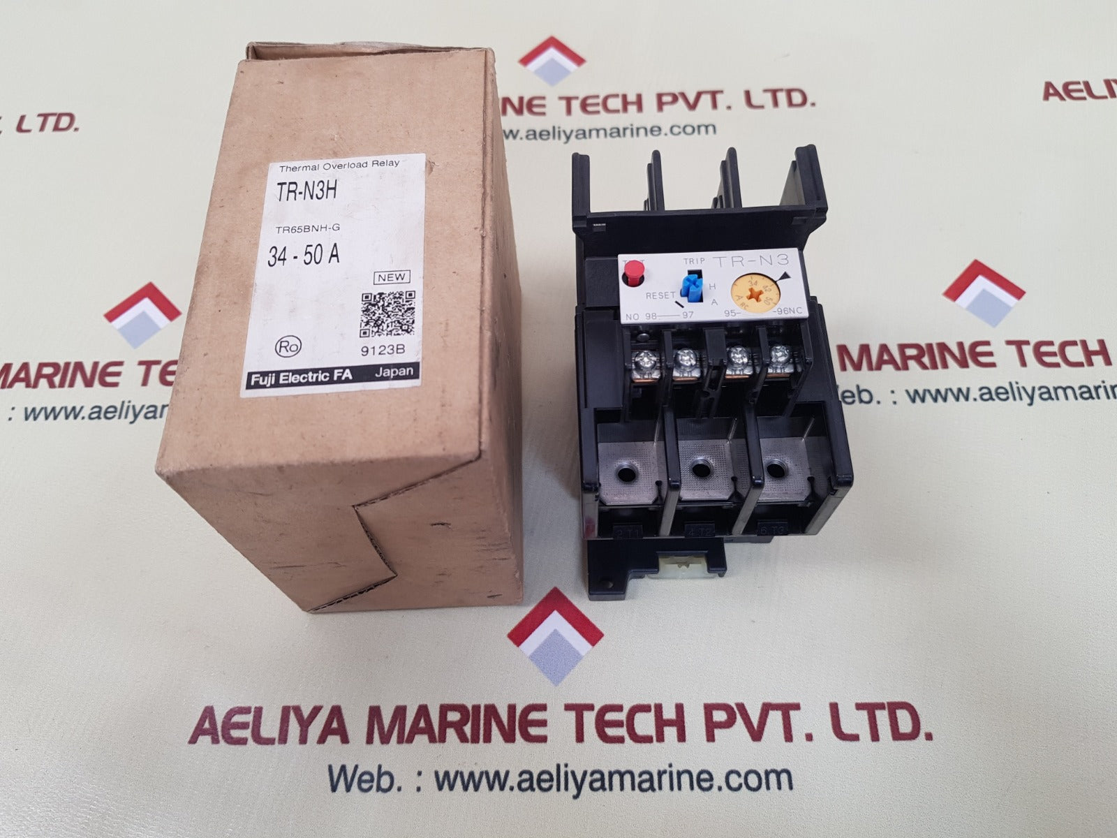 Fuji Electric Tr-n3 Tr65Bn Thermal Overload Relay With Adapter
