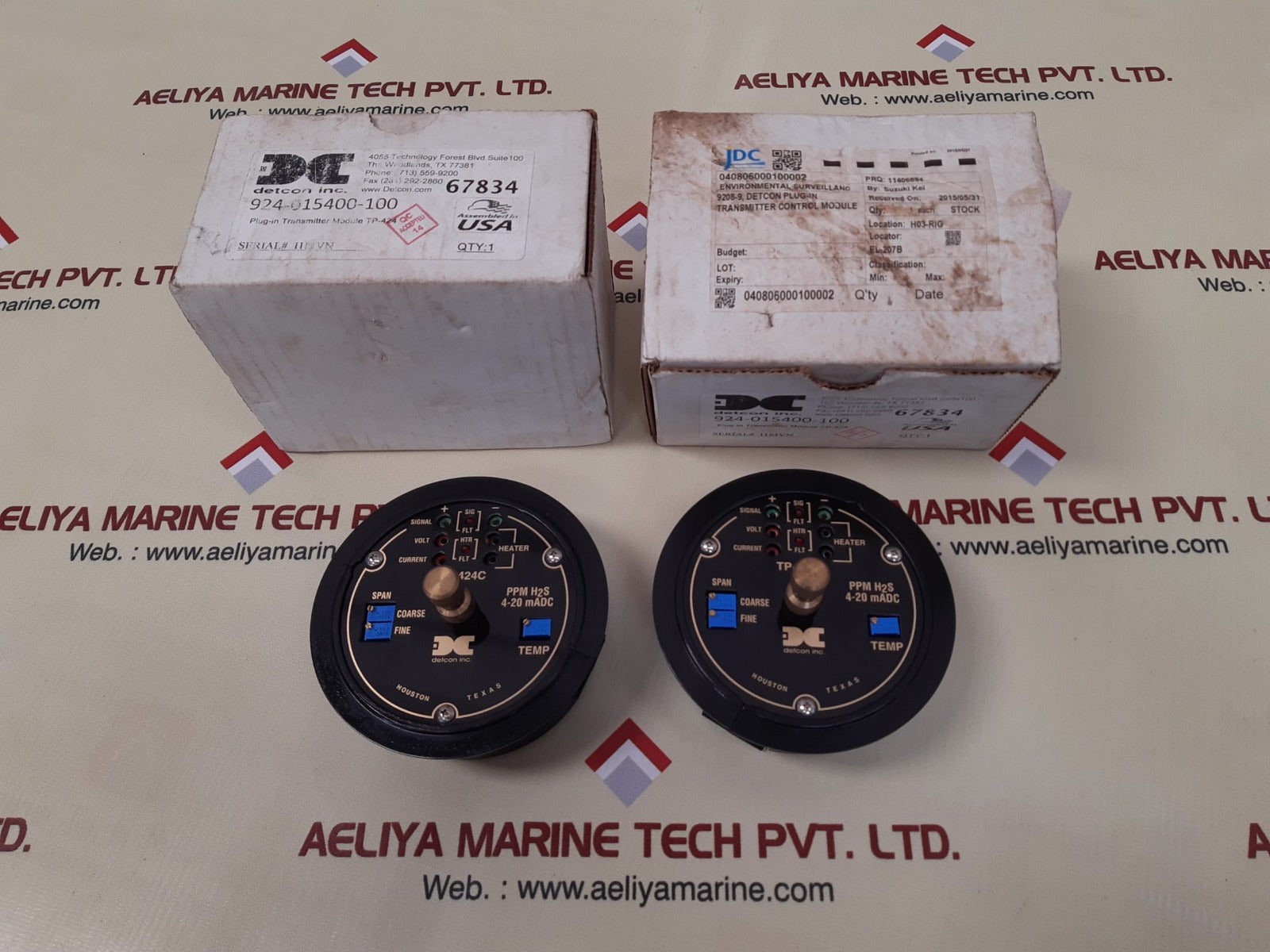 Detcon Tp-424C Ppm H2S 4-20 Madc Monitoring Sensor 924-015400-100