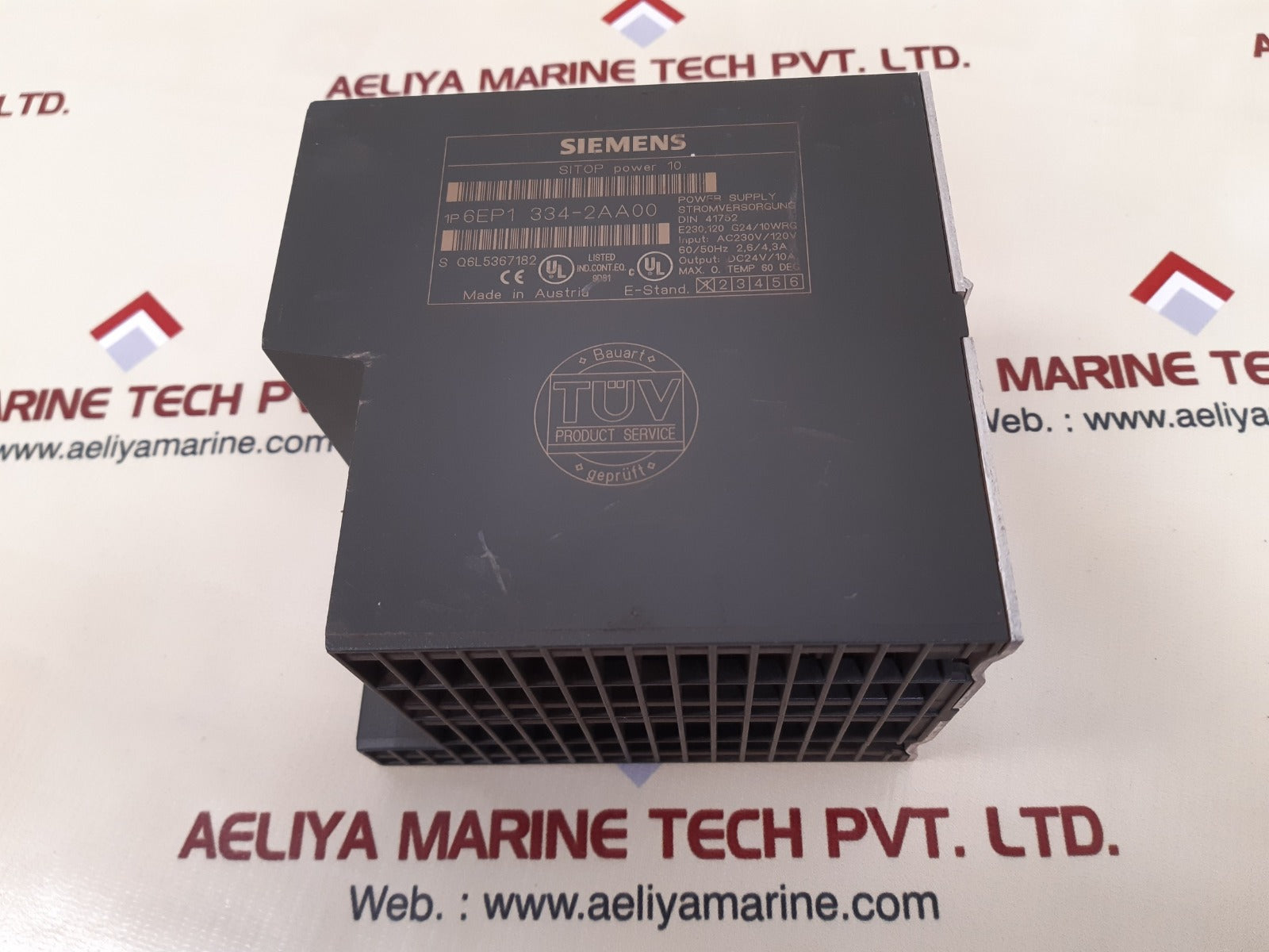 Siemens 6Ep1334-2Aa00 Sitop Power 10 Power Supply Dc24V/10A