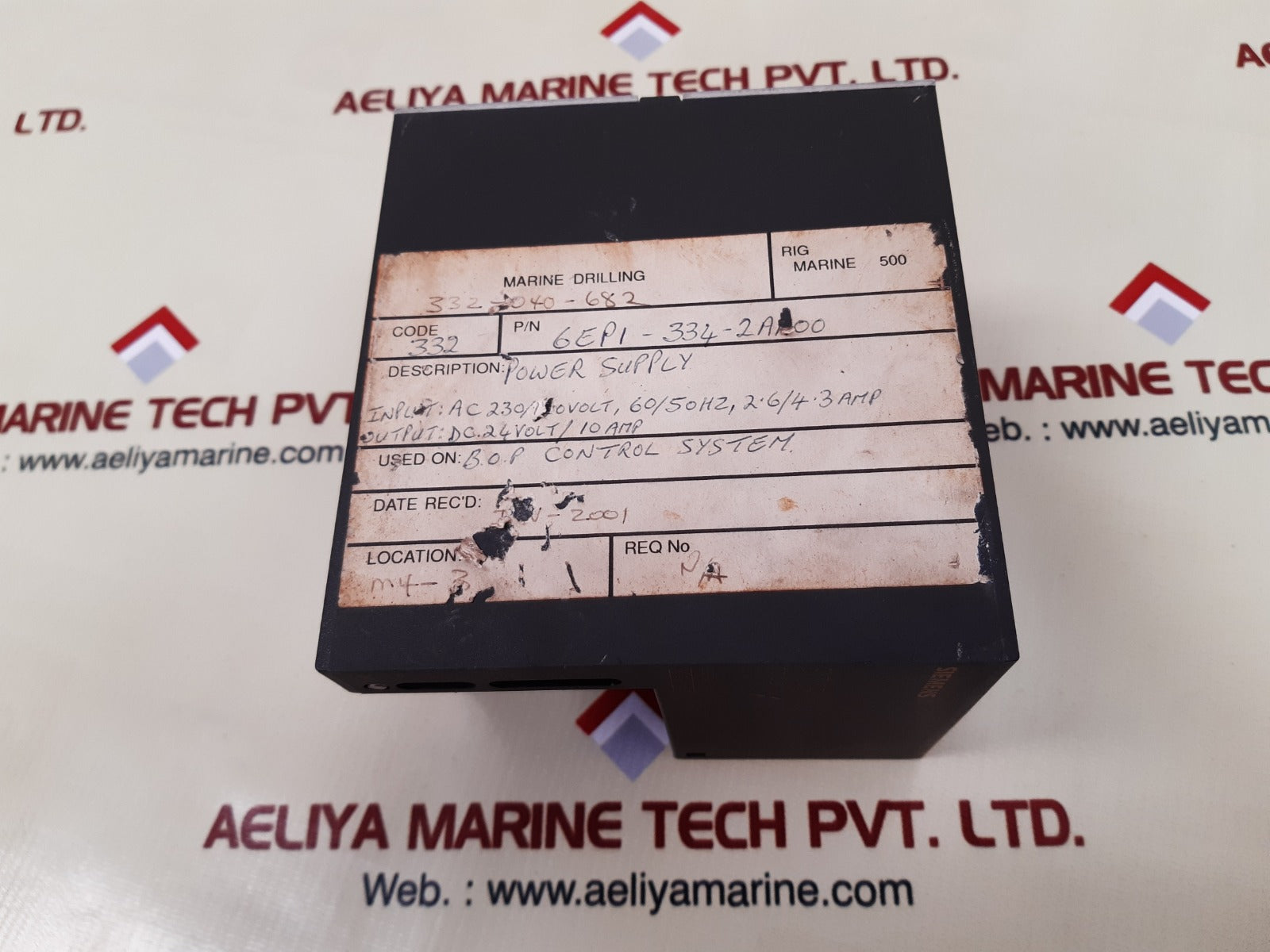 Siemens 6Ep1334-2Aa00 Sitop Power 10 Power Supply Dc24V/10A