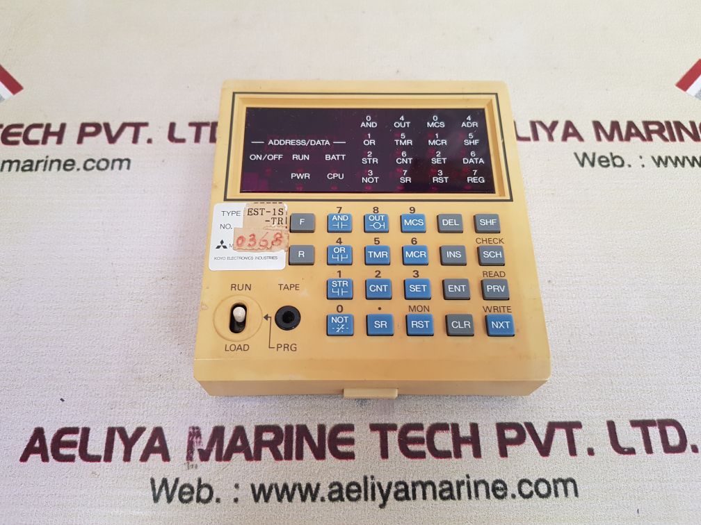 Mitsubishi kakoki est-1s-tr programming keyboard display