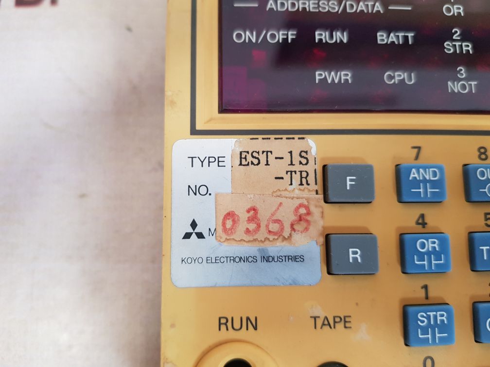 Mitsubishi kakoki est-1s-tr programming keyboard display
