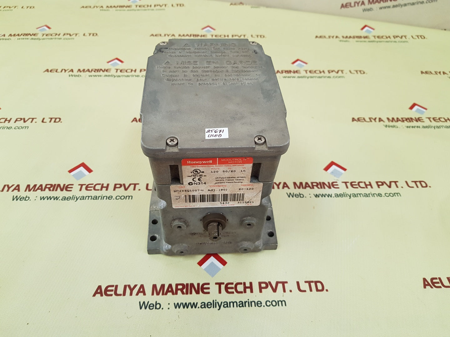Honeywell m7294q1007 motor 50011657-001 rev. d