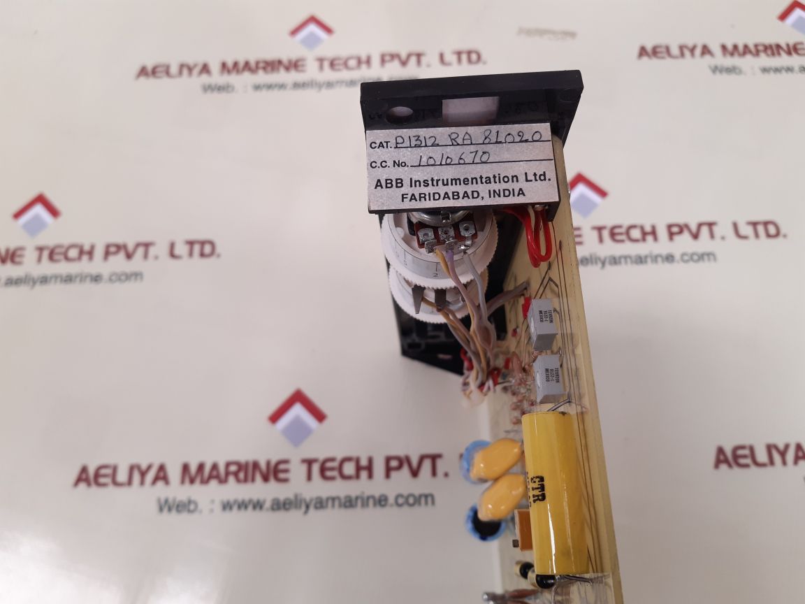 Abb p1312 ra 81020 pcb card 125b532 v4