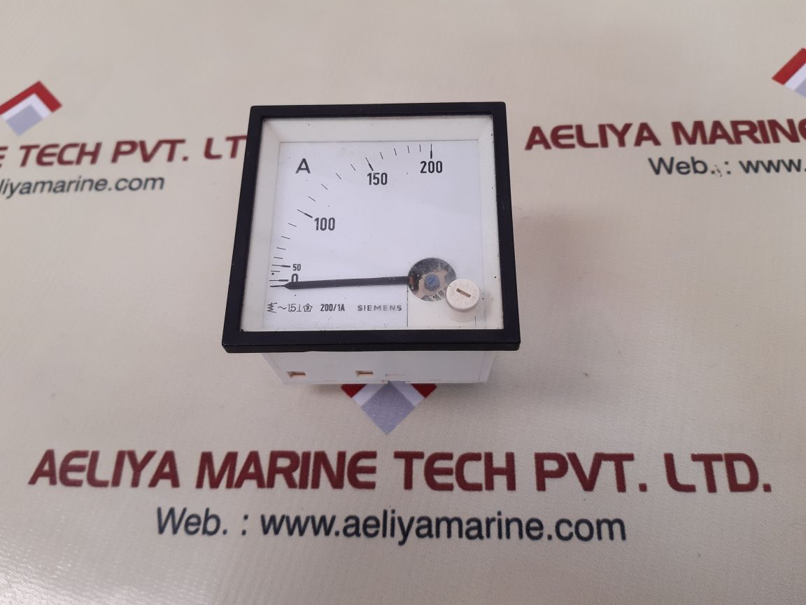 Siemens ammeter 200/1a