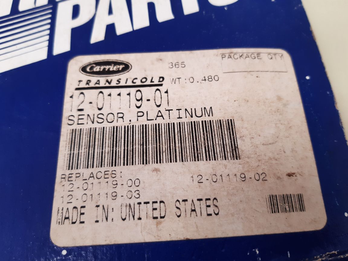 Carrier 12-01119-01 temperature sensor