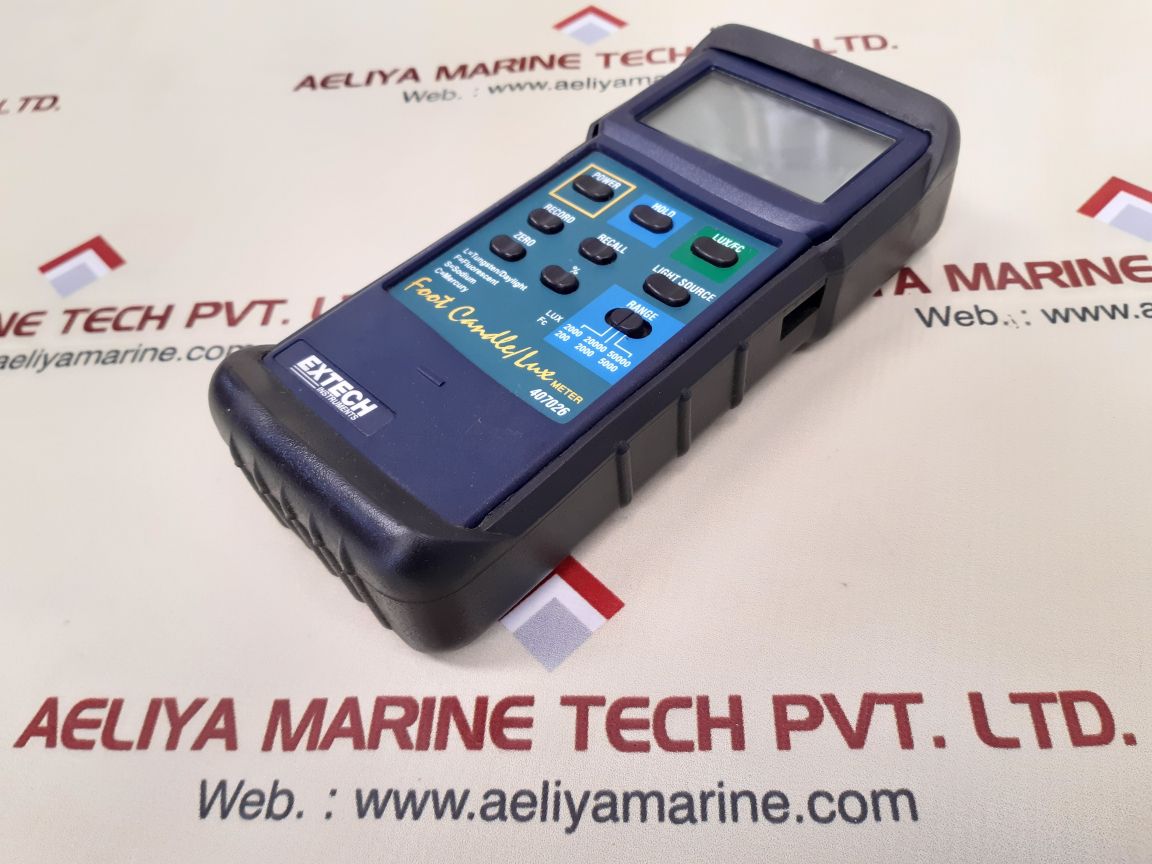 Extech 407026 lux heavy duty light meter