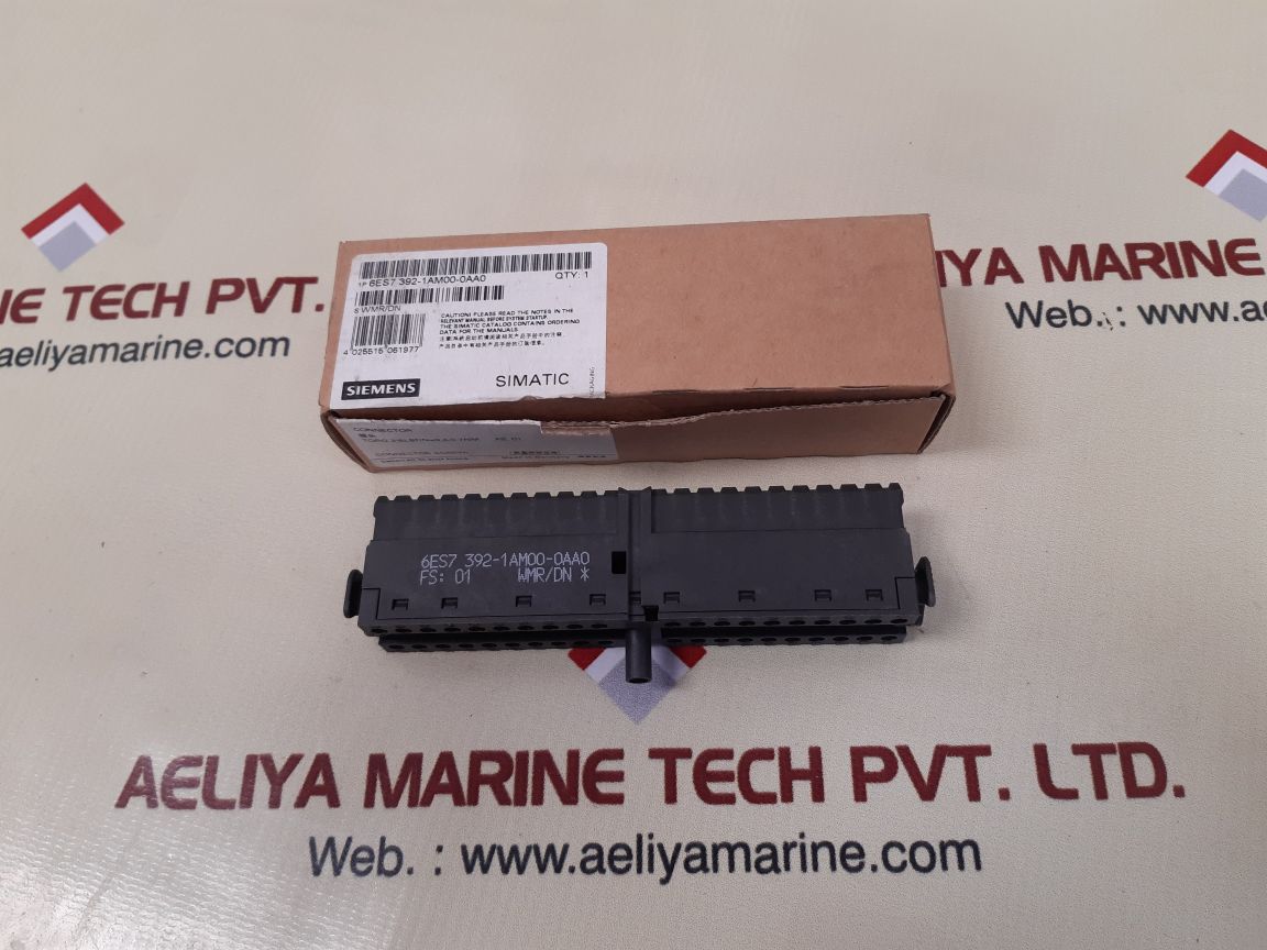 Siemens simatic 6es7 392-1am00-0aa0 connector fs: 01