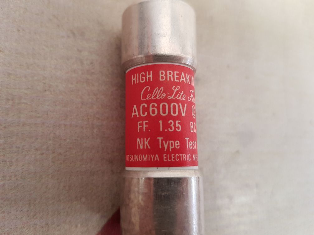 Set of 10x Utsunomiya electric jg1 cello-lite fuse ac600v 3a