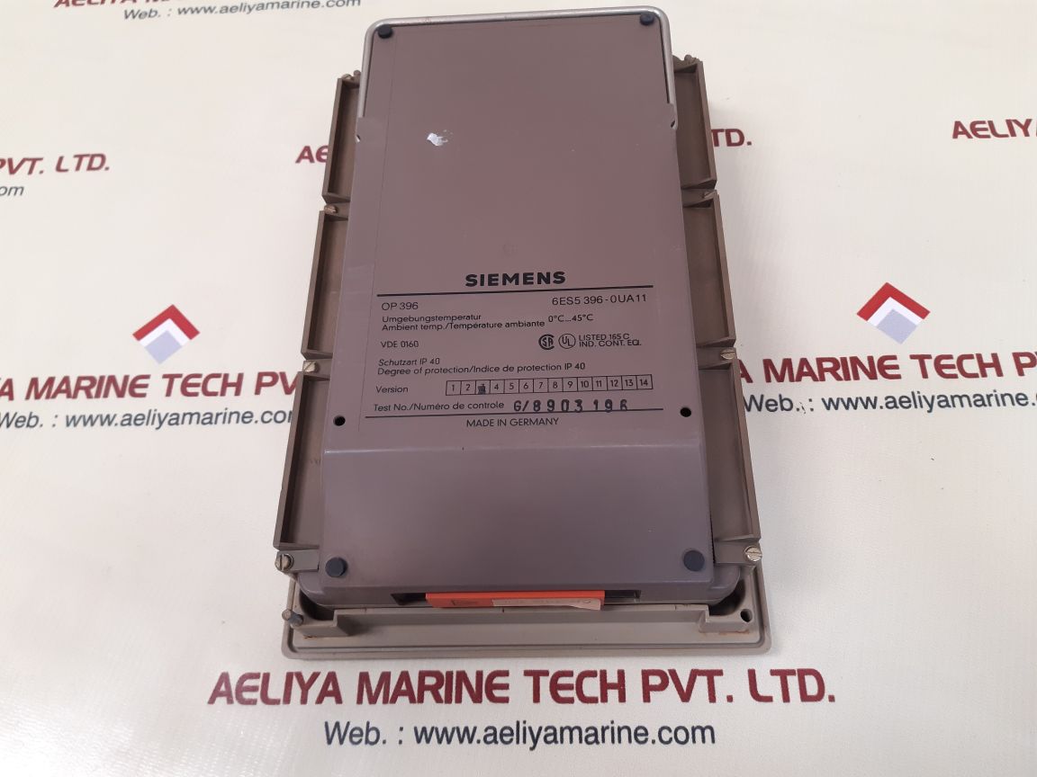 Siemens 6es5 396-0ua11 simatic op396 operator panel