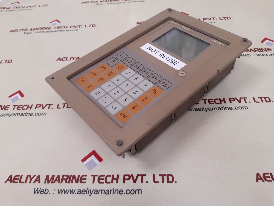 Siemens 6es5 396-0ua11 simatic op396 operator panel