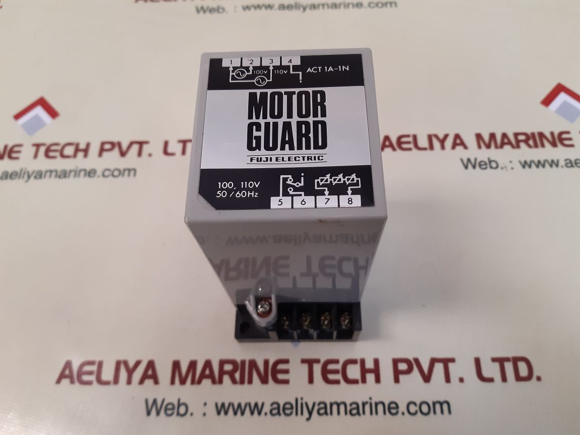 Fuji electric act 1a-1n motor guard relay unit ac100/110v
