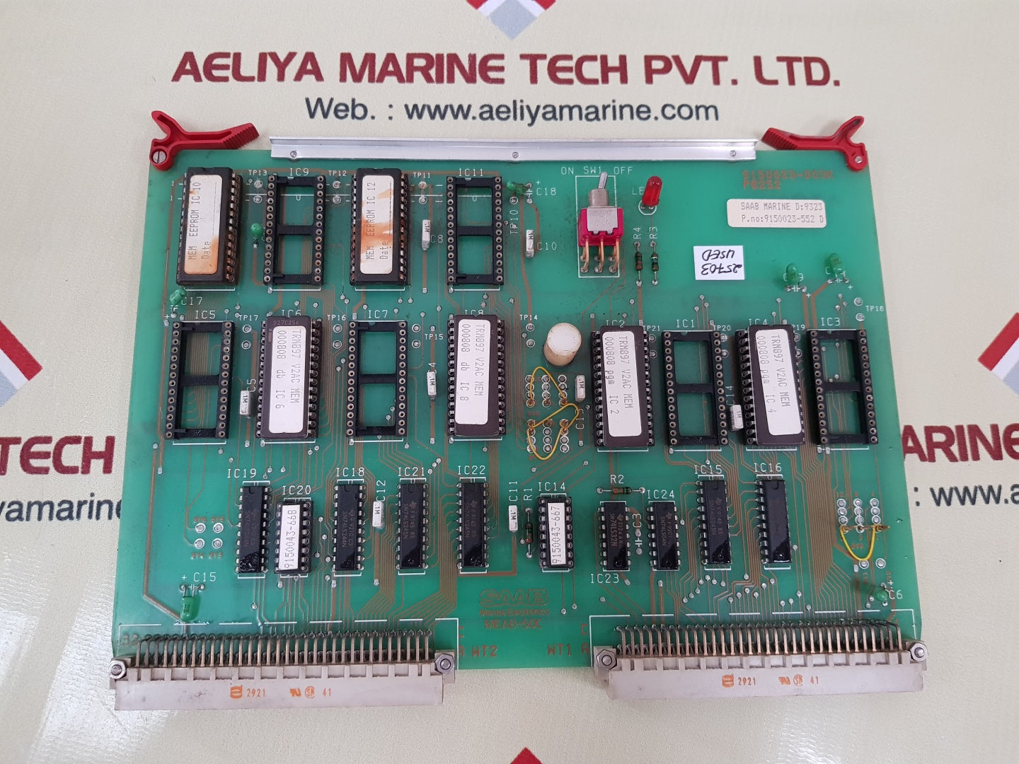 Saab marine meab-50c 9150023-003k pcb card 9150023-552d