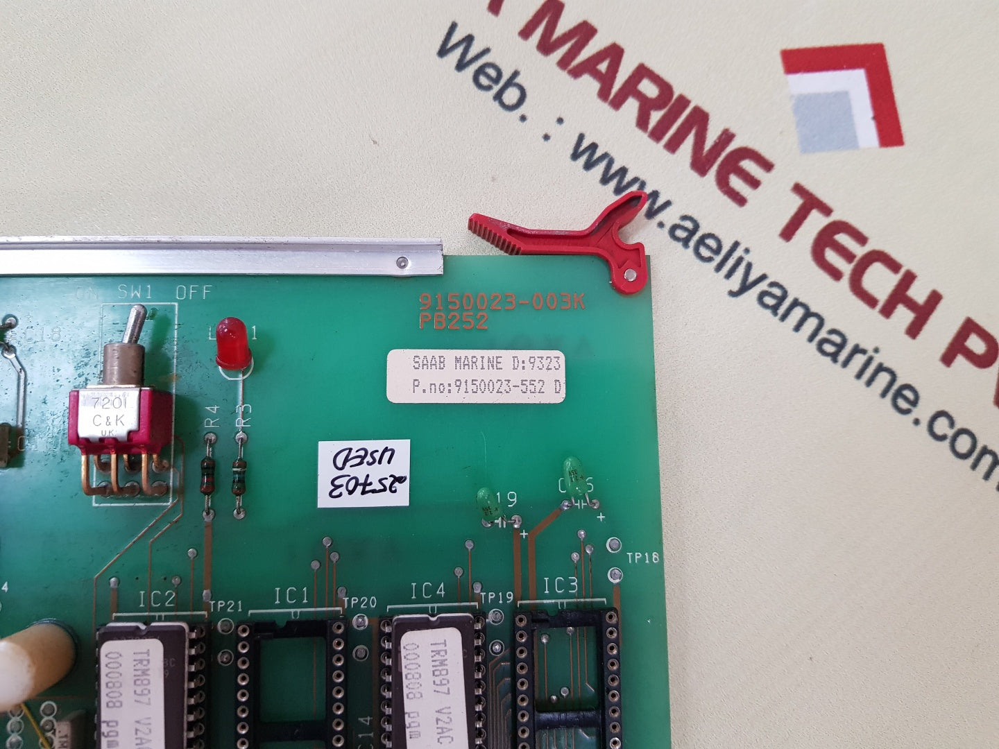 Saab marine meab-50c 9150023-003k pcb card 9150023-552d