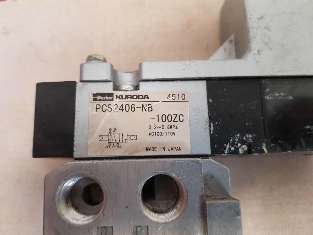 Parker pcs2406-nb-100zc solenoid valve ac100/110v