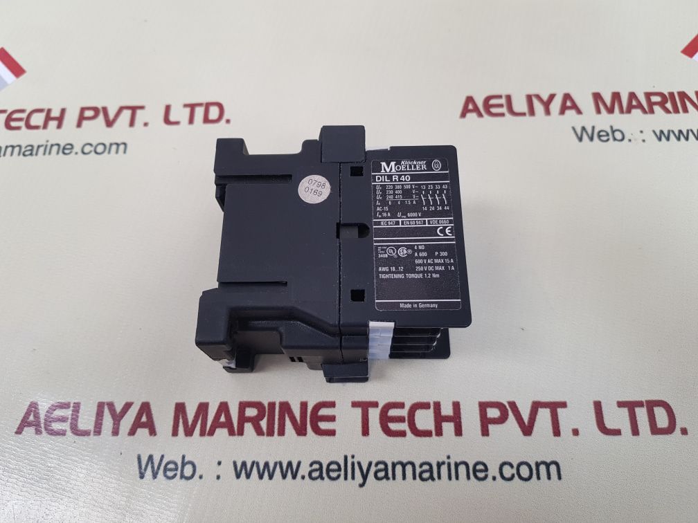 Klockner moeller dilr40 contactor relay