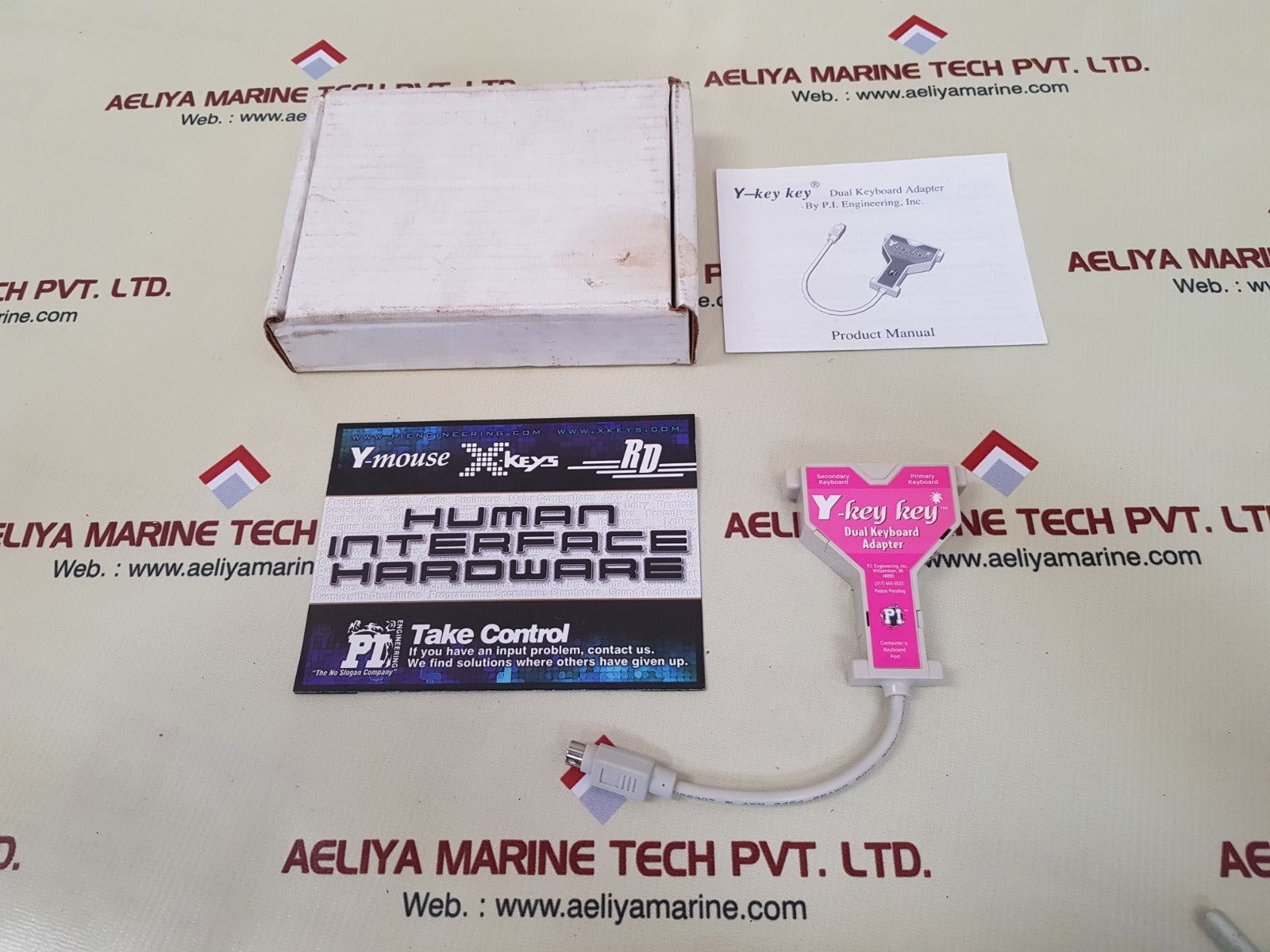 P.i. engineering y-key key dual keyboard adapter