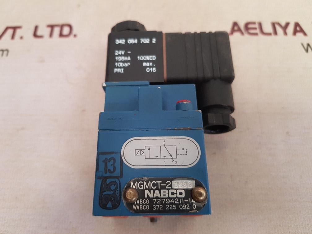 Nabco mgmct-2 3396 solenoid valve