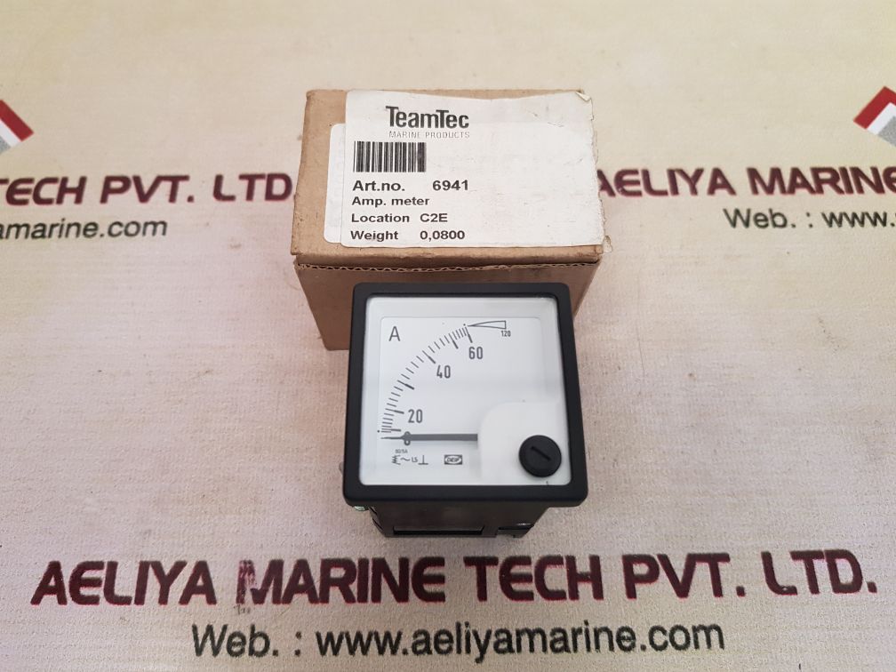 Deif eq48-x amp. meter 0 to 120 a