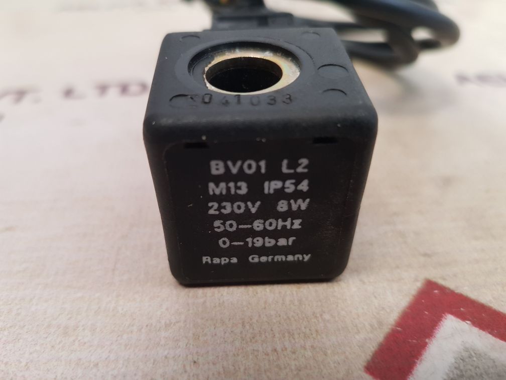 Rapa bv01 l2 m13 solenoid valve 0-19 bar