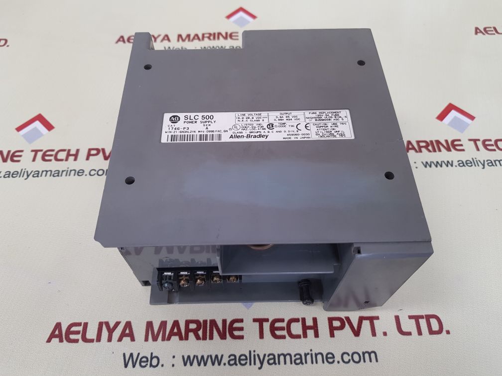 Allen-bradley 1746-p3 ser: a slc 500 power supply