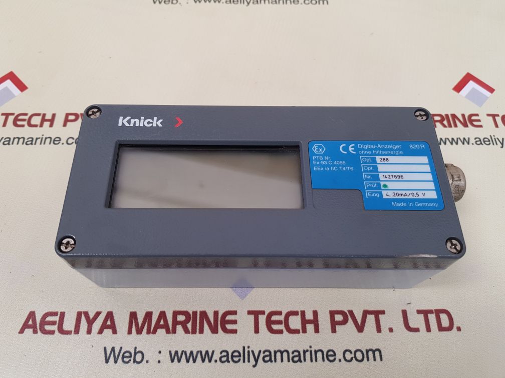 Knick 820 r digital indicator without auxiliary energy