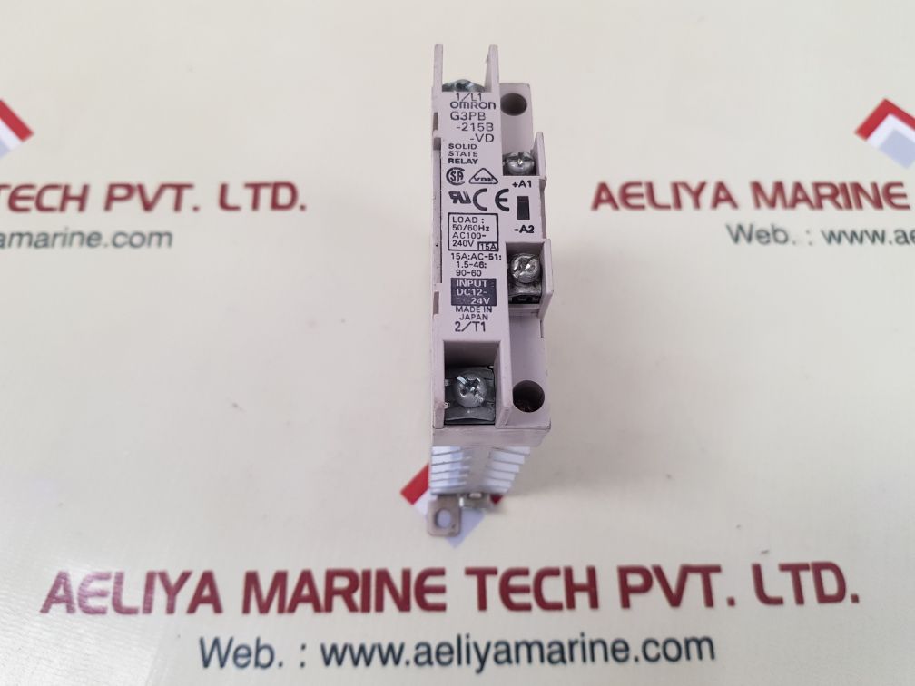 Omron g3pb-215b-vd solid state relay