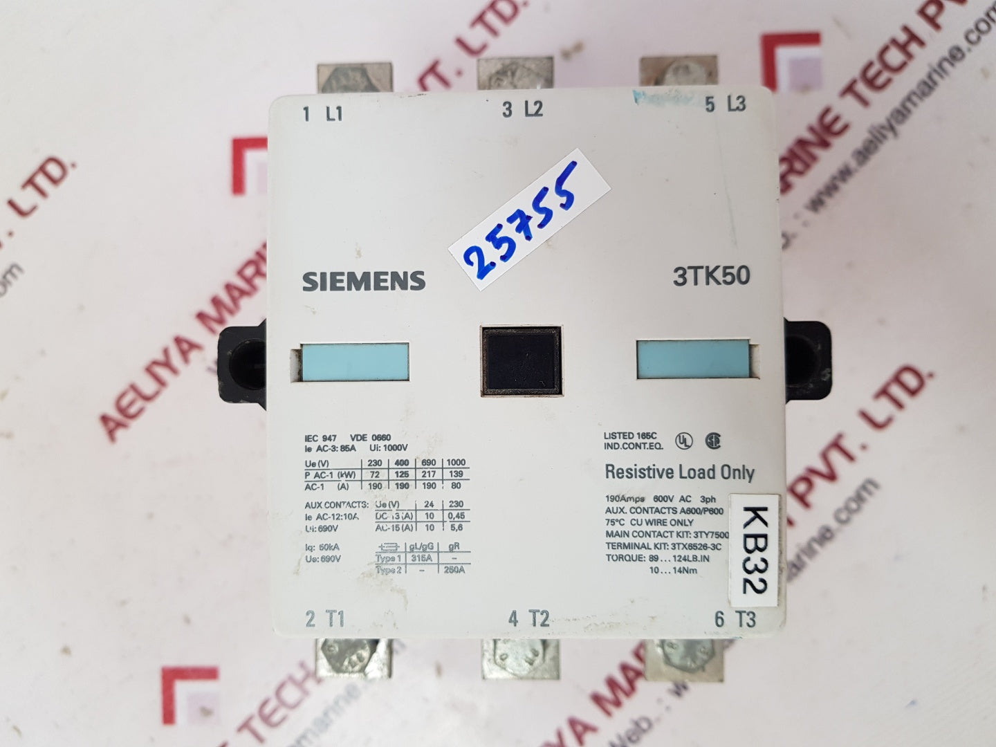 Siemens 3tk5022-0ap6 duty contactor 3zx1012-0tf06-1aa2